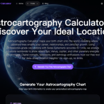 A Simple Astrocartography Map Tool for Curious Souls