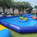 Inflatable swimming pool on rent in jaipur