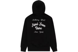 Aime Leon Dore Chain Stitch Hoodie Black
