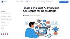 Finding the Best AI Interview Assistants for Consultants
