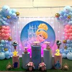 Cinderella theme birthday decoration
