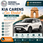 Kia Carens Car Rental in Delhi for Easy Travel