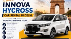 Explore Innova Hycross Car Rental in Delhi | Incredible Heritage Tours