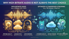 Why High-Bitrate Audio Is Not Always the Best Choice