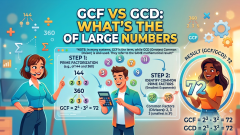 GCF vs GCD: What’s the Difference?
